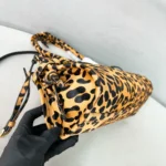 Prada LuxSoft Bonnie Leopard Print Bag 32cm - Image 7