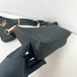 Prada Re-Edition 2005 Re-Nylon Hobo Bag Gold Hardware 22cm - Image 7