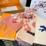 Louis Vuitton Damier Cherry Scarf 30x180cm - Image 6