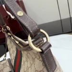 Gucci Core GG Web Shoulder Bag with Mini Pouch 25cm - Image 7
