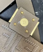 Fendi Baguette FF Embossed Leather Bag 27cm - Image 7