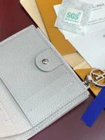 Louis Vuitton Lisa Compact Wallet Monogram Empreinte Grey 11.5cm - Image 7