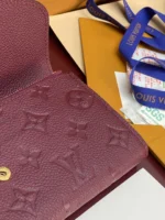 Louis Vuitton Emilie Wallet Monogram Empreinte Bordeaux 19cm - Image 7