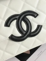 Chanel New 2026 Panda Color Kangpeng Small Wallet Model 6554 16x24x5cm - Image 7