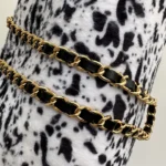 Chanel Leopard Print Wool Evening Bag 26cm - Image 7