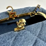 Chanel OHANEL Denim Shoulder Bag 26cm - Image 7