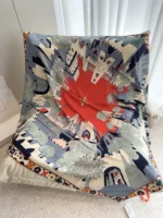 Hermes 2026 Silk Cashmere Shawl 140x140cm - Image 7