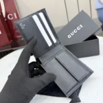 Gucci Primavera GG Bifold Coin Wallet with Web Stripe - Image 7