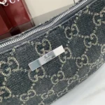 Gucci Generation Lady Lunetta GG Denim Shoulder Bag 22cm - Image 7