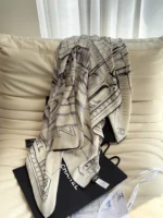 Chanel Velvet Large Square Scarf 140*140cm - Image 7