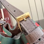 Gucci Primavera Perforated GG Suede Bucket Bag 20.5cm - Image 7