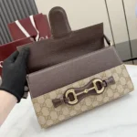Gucci Horsebit Ristretto GG Canvas Shoulder Bag 26cm - Image 7