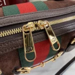 Gucci Borsetto Horsebit Suede Boston Bag 28cm - Image 7