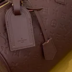 Louis Vuitton Speedy Soft 30 Monogram Empreinte Burgundy M2A400 - Image 7