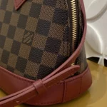 Louis Vuitton Alma BB Damier Monogram Rouge N48279 - Image 7