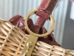 Louis Vuitton Capucines BB Rattan Picnic Bag Brown N89949 27cm - Image 7
