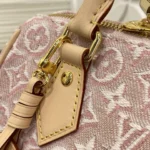 Louis Vuitton Speedy Bandouliere 20 Monogram Embleme Pink M2A039 - Image 7