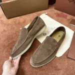 Loro Piana Summer Walk Men's Suede Moccasin FAE8124 MD84 - Image 6