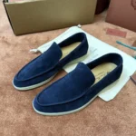 Loro Piana Summer Walk Men's Suede Moccasin FAE8124 W948