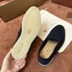 Loro Piana Summer Walk Men's Suede Moccasin FAE8124 W000 - Image 6