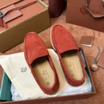 Loro Piana Summer Walk Men's Suede Moccasin FAE8124 L0AU - Image 6