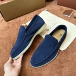 Loro Piana Summer Walk Men's Suede Moccasin FAE8124 WOUC - Image 6