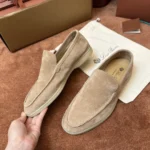 Loro Piana Summer Walk Men's Suede Moccasin FAE8124 DOIW - Image 6