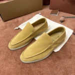 Loro Piana Summer Walk Men's Suede Moccasin FAE8124 D06N