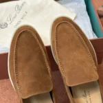 Loro Piana Summer Walk Men's Suede Moccasin FAE8124 H0OD - Image 6