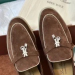 Loro Piana Summer Charms Walk Women's Moccasin Shoes - Image 7