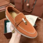 Loro Piana Summer Charms Walk Women's Moccasin Shoes - Image 7