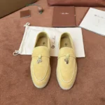 Loro Piana Summer Charms Walk Women's Suede Moccasin FAL5899 20F7 - Image 7