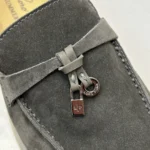 Loro Piana Summer Charms Walk Women's Suede Moccasin FAE5444 50W3 - Image 7