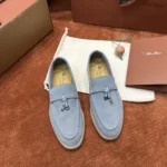 Loro Piana Summer Charms Walk Women's Suede Moccasin FAE5444 60HF