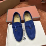 Loro Piana Summer Charms Walk Women's Suede Moccasin FAE5444 60DT