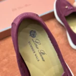 Loro Piana Summer Charms Walk Women's Suede Moccasin FAE5444 Q07N - Image 7