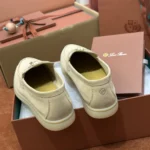 Loro Piana Summer Charms Walk Women's Suede Moccasin FAE5444 2096 - Image 6