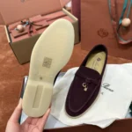 Loro Piana Summer Charms Walk Women's Suede Moccasin FAE5444 K30I - Image 6