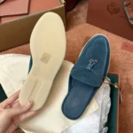 Loro Piana Babouche Charms Walk Women's Suede Mule FAI1543 510V - Image 6