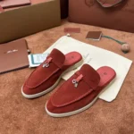 Loro Piana Babouche Charms Walk Women's Suede Mule FAI1543 LOAU