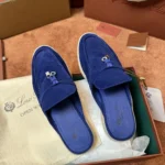 Loro Piana Babouche Charms Walk Women's Suede Mule FAI1543 60DT - Image 6