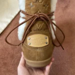 Louis Vuitton Shearling Lined Ankle Boots - Image 7