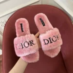 Dior 2026 Embroidered Canvas Flat Slide - Image 8