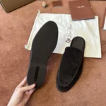 Loro Piana Babouche Walk Men's Suede Mule FAM3488 H1A1 - Image 7