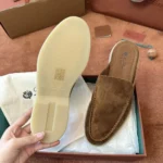 Loro Piana Babouche Walk Men's Suede Mule FAM3488 H0L5 - Image 7