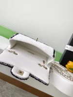 Chanel CF Sequined SO Handbag 21cm - Image 8