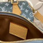 Louis Vuitton Speedy P9 Bandouliere 25 Light Blue Crocodile M24425 - Image 8