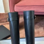 Chanel Quilted Knee-High Boots - Image 8