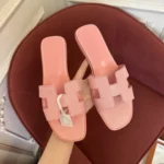 Hermès Oran Lizard Sandal - Image 8
