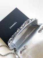 Chanel CF Sequined SO Handbag 21cm - Image 8